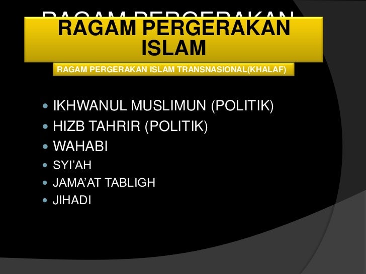 gerakan islam transnasional